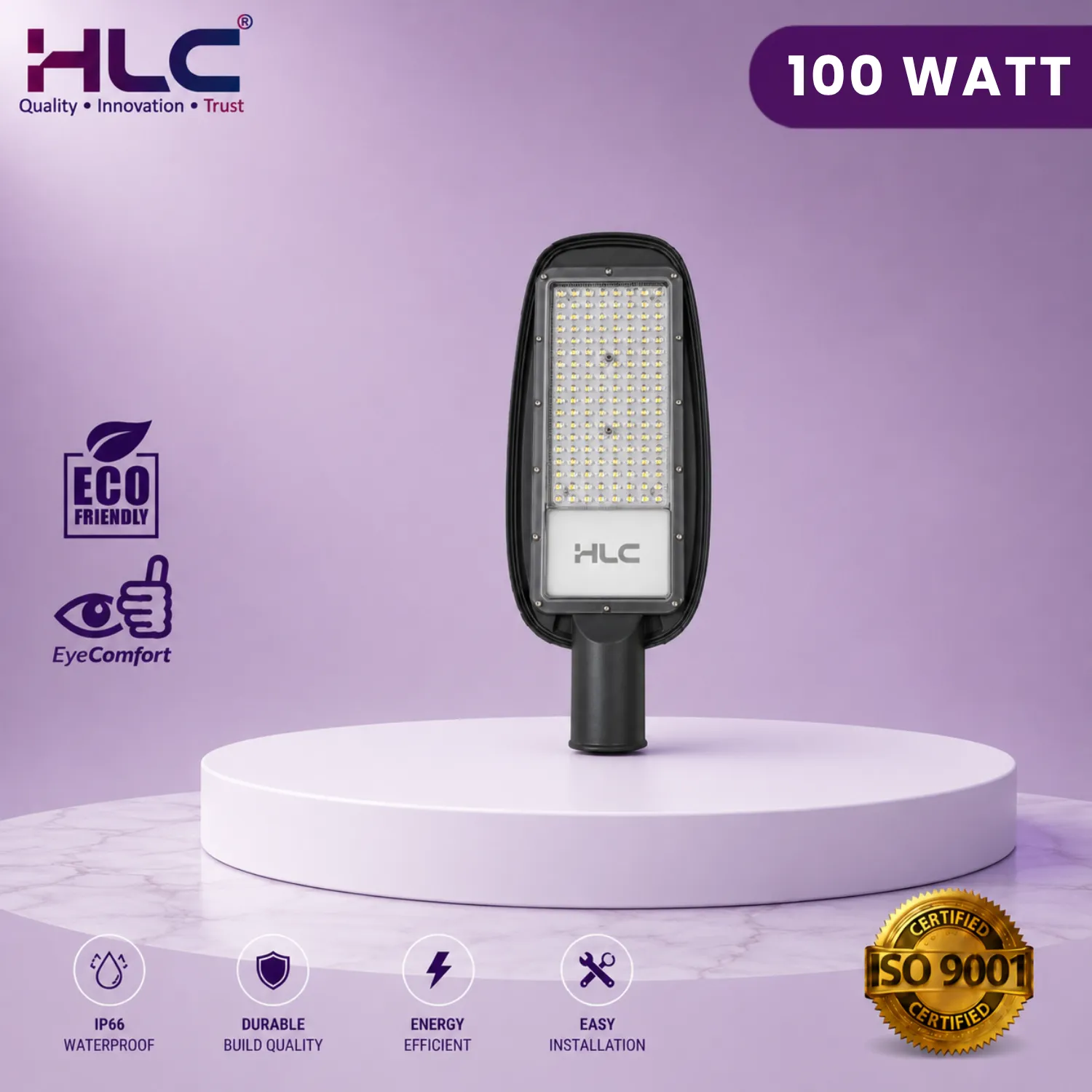 100W LED STREET LIGHT - HLC LED Flood Lights (100 WATT IP RATED : 67)