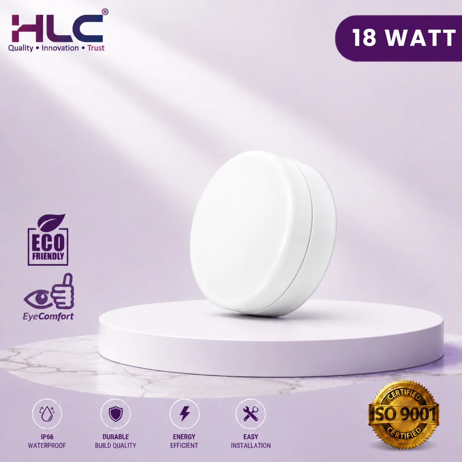 18W OPEN ICE LIGHT - HLC LED Downlights (18 WATT)