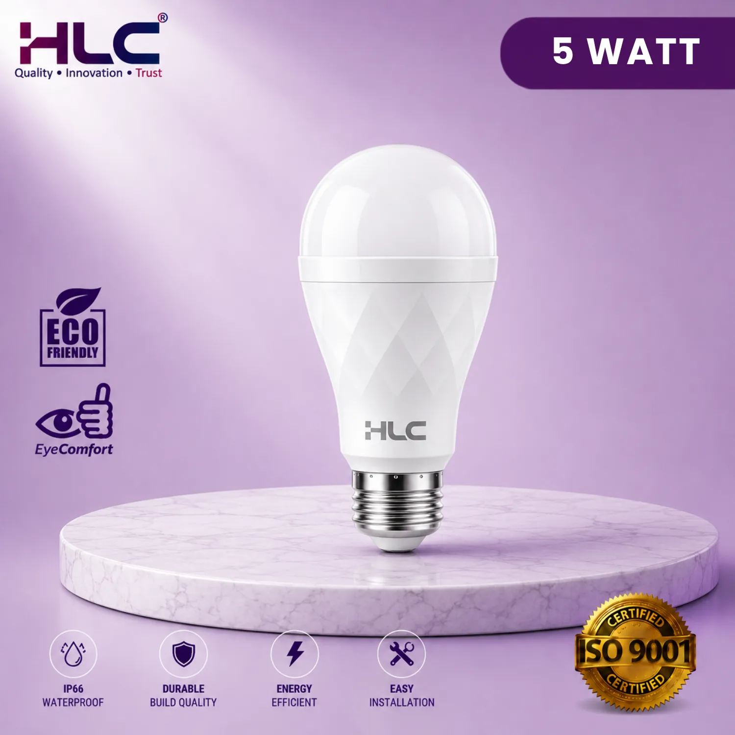 5W LED BULB - HLC LED Bulbs (5 WATT)