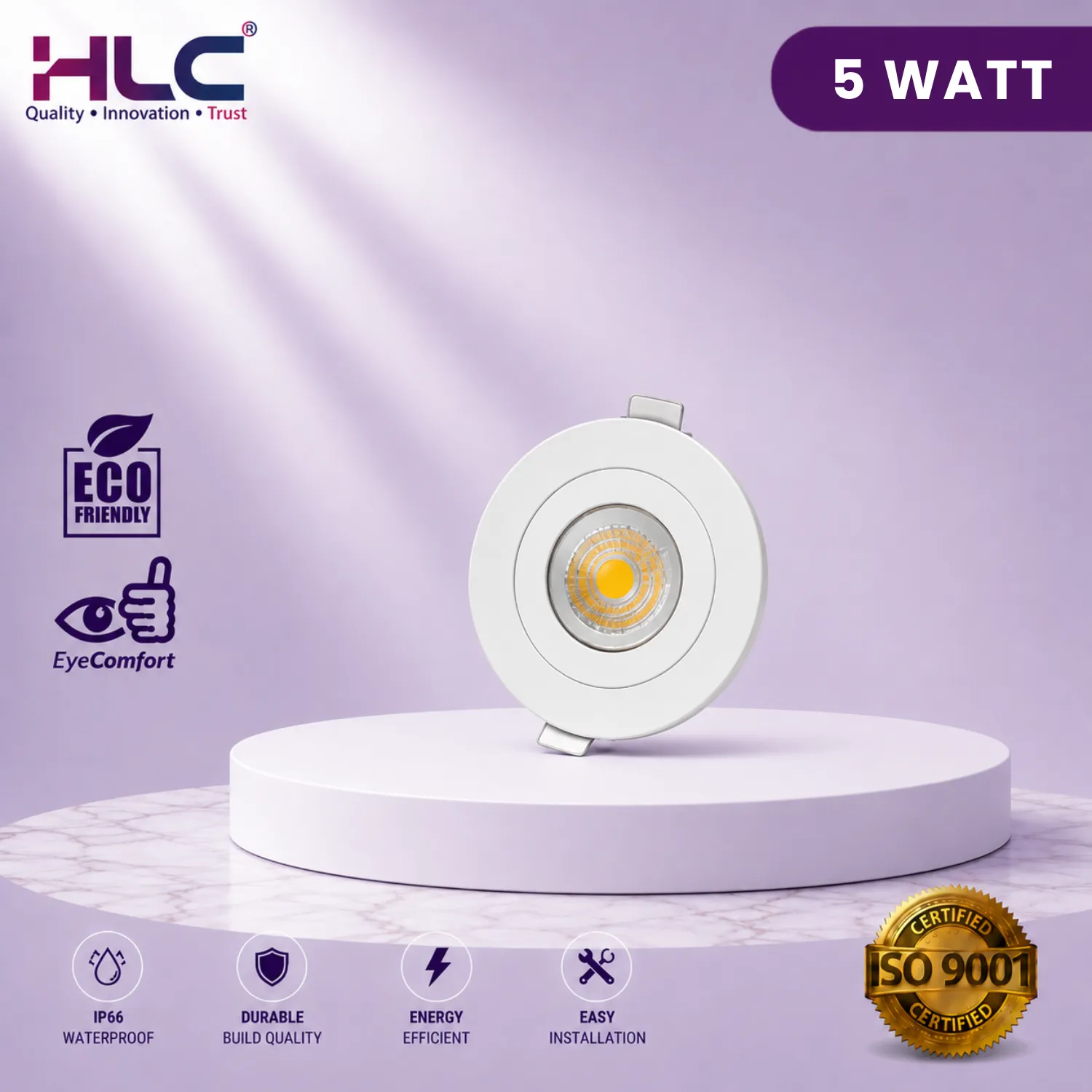 5W MOVEABLE COB LIGHT - HLC COB LED Spotlights (5W Moveable)