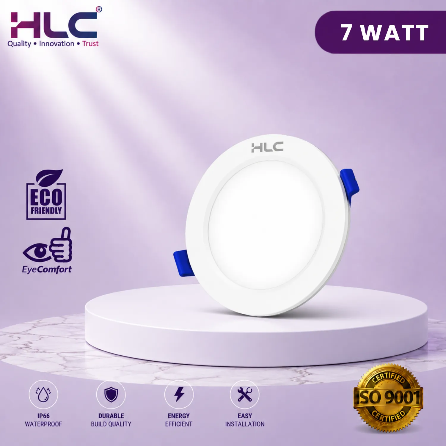 7W SMD DOWNLIGHT 3IN - HLC LED Downlights (7W 3in)